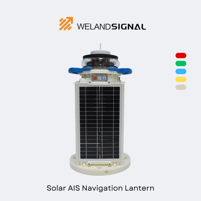 AIS60 IP68 فانوس ناوبری دریایی خورشیدی با GPS و ادغام جهانی بی پیچ و خم Beidou، ناوبری هوشمند