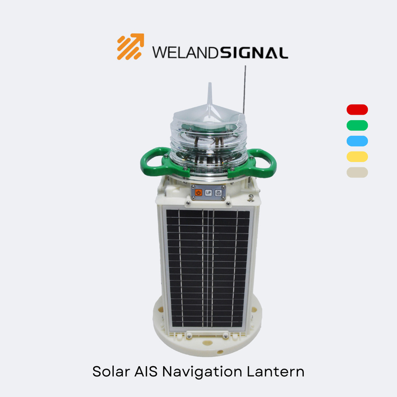 AIS60 IP68 فانوس ناوبری دریایی خورشیدی با GPS و ادغام جهانی بی پیچ و خم Beidou، ناوبری هوشمند