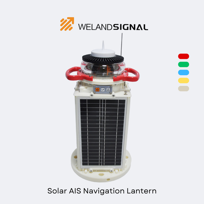 AIS60 IP68 فانوس ناوبری دریایی خورشیدی با GPS و ادغام جهانی بی پیچ و خم Beidou، ناوبری هوشمند