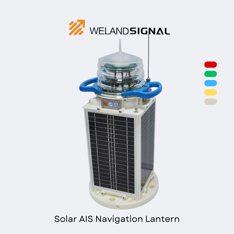 AIS60 IP68 فانوس ناوبری دریایی خورشیدی با GPS و ادغام جهانی بی پیچ و خم Beidou، ناوبری هوشمند